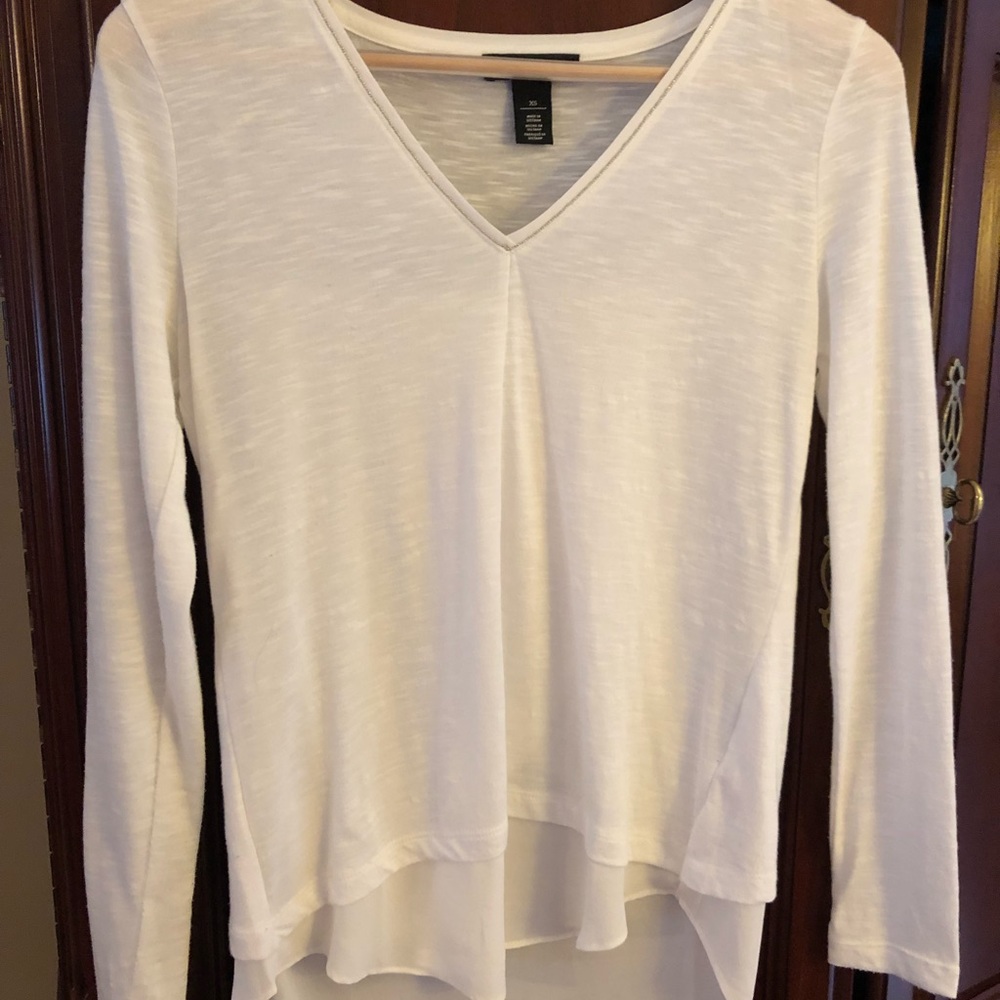 Layered long sleeve T-shirt